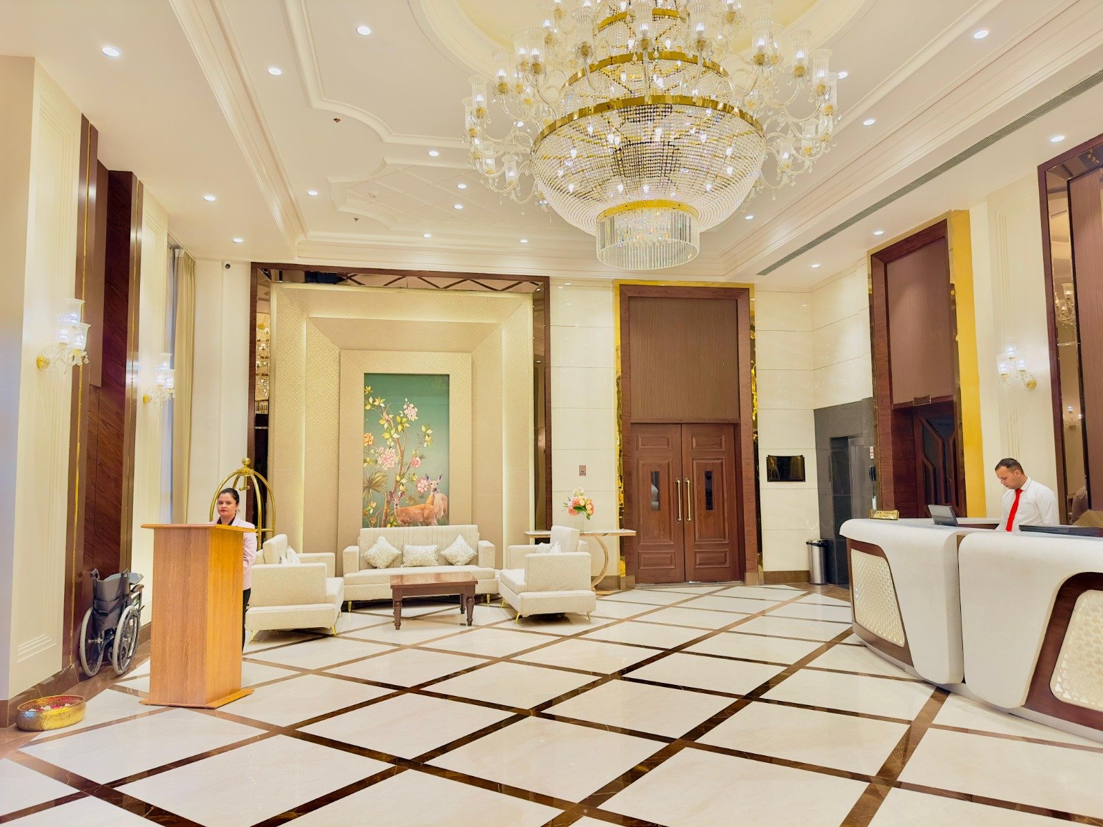 Dining — elegant restaurant interior with warm lighting